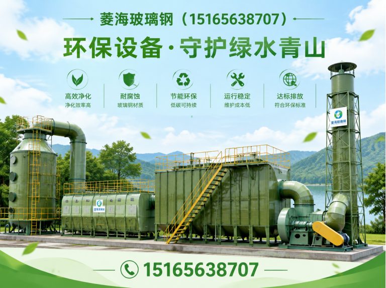 青州市玻璃钢储罐展示图